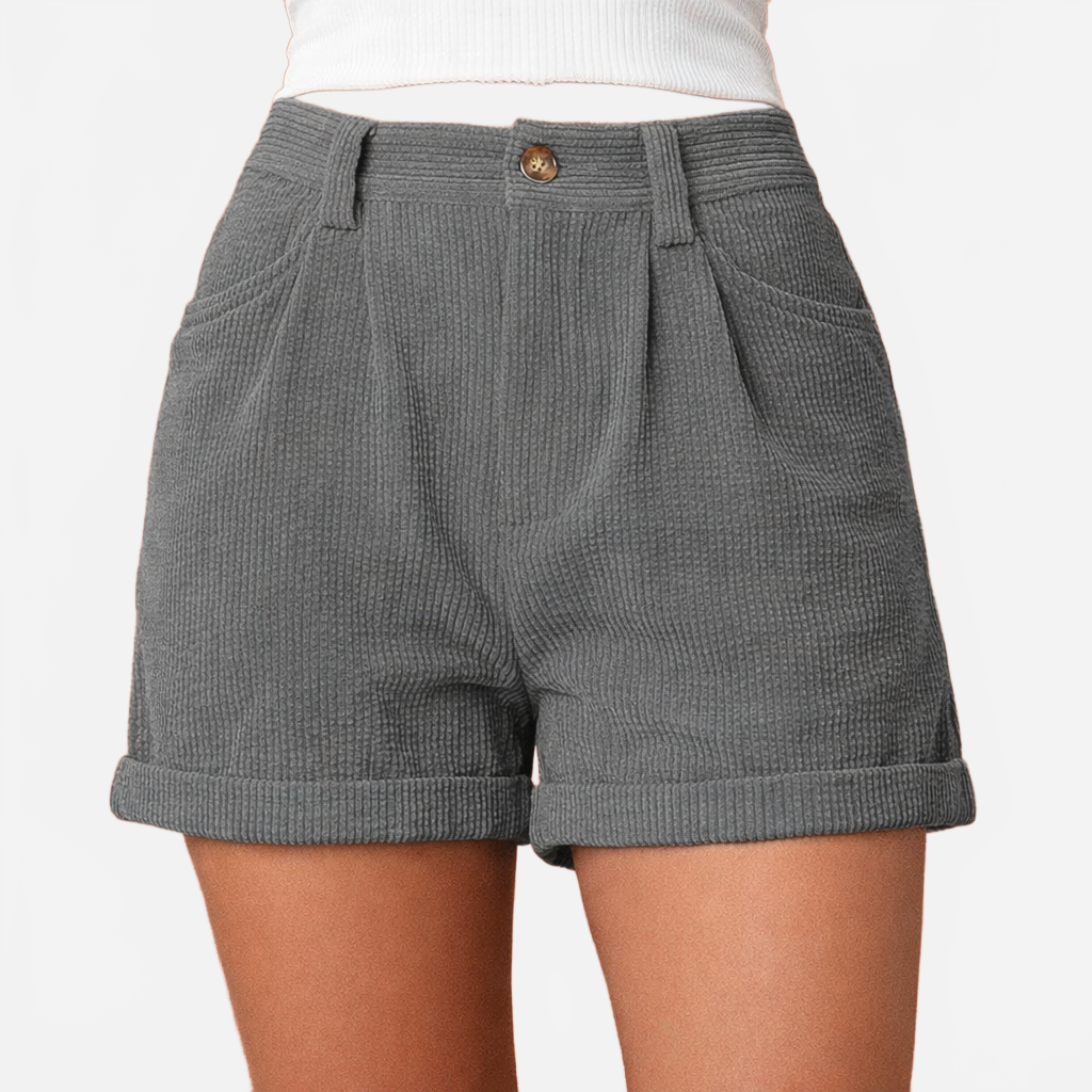 Elara | Women's Casual High Waisted Shorts with Pockets
