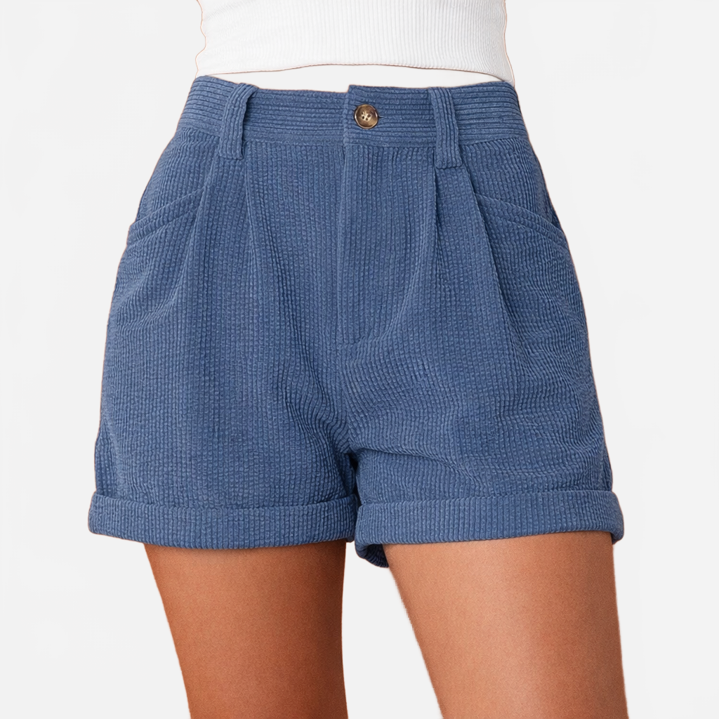 Elara | Women's Casual High Waisted Shorts with Pockets
