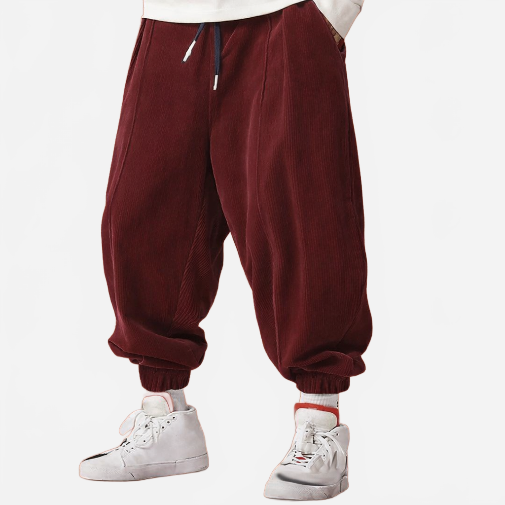 Bastien | Men's Loose Fit Corduroy Jogger Pants