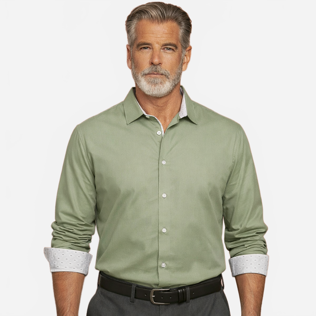 Victor | Men's Slim Fit Long Sleeve Shirt