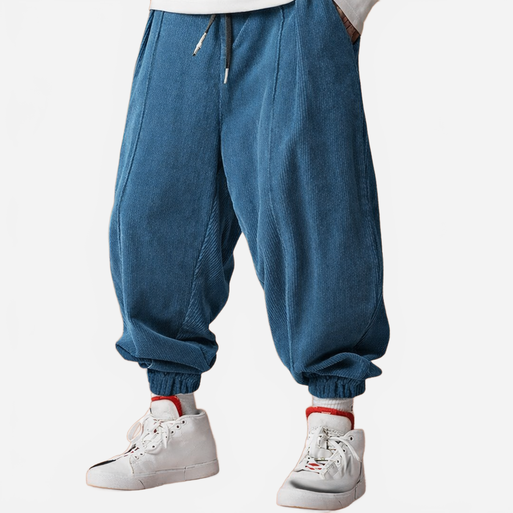 Bastien | Men's Loose Fit Corduroy Jogger Pants