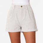 Elara | Women's Casual High Waisted Shorts with Pockets