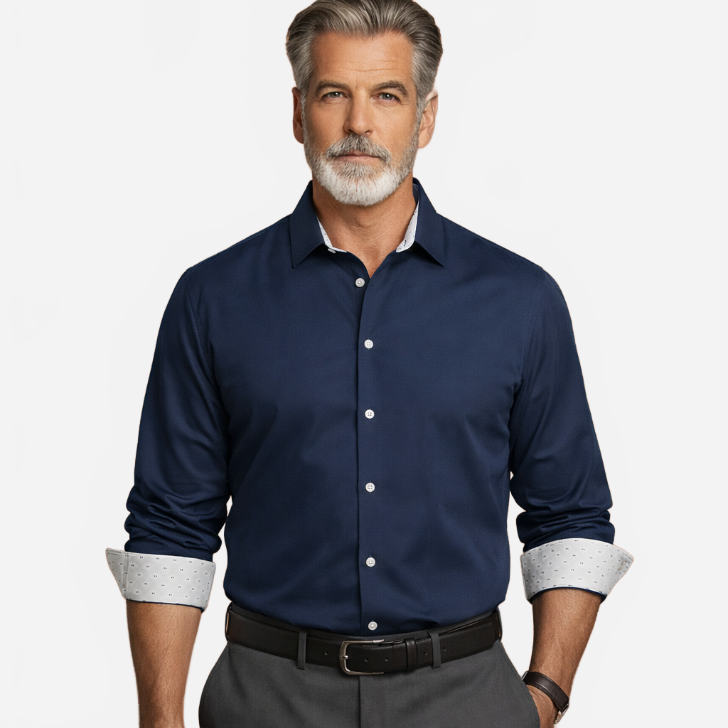 Victor | Men's Slim Fit Long Sleeve Shirt