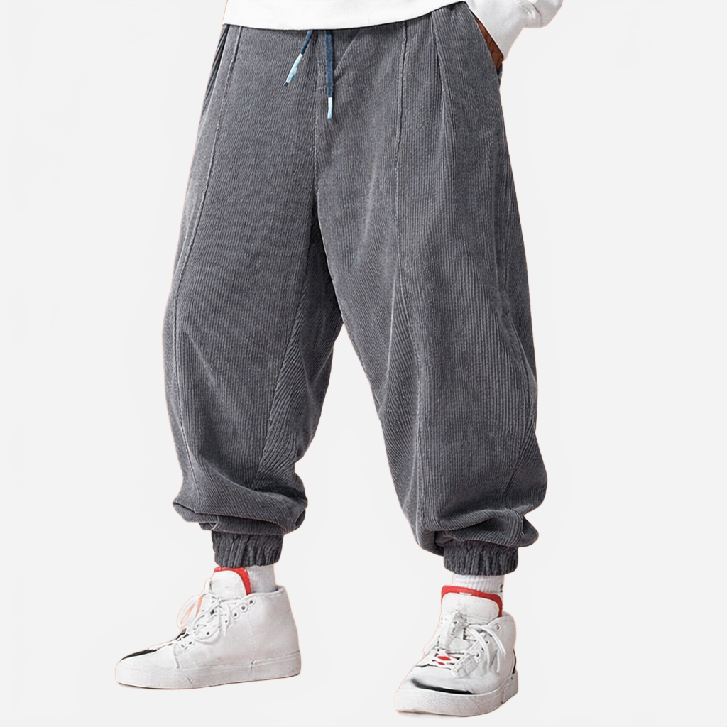 Bastien | Men's Loose Fit Corduroy Jogger Pants
